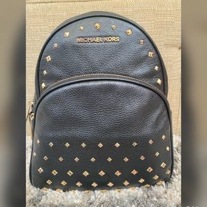 Black Michael Kors Backpack